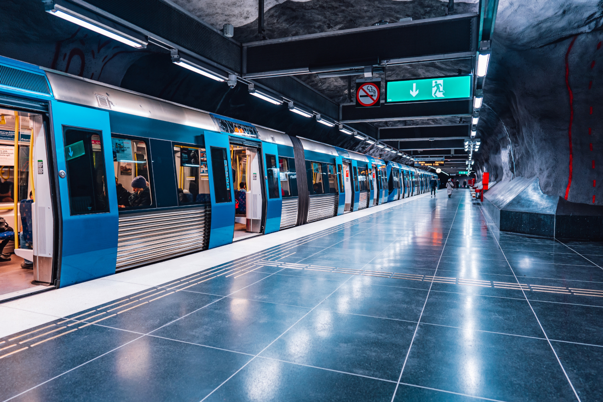 métro en Italie à Naples