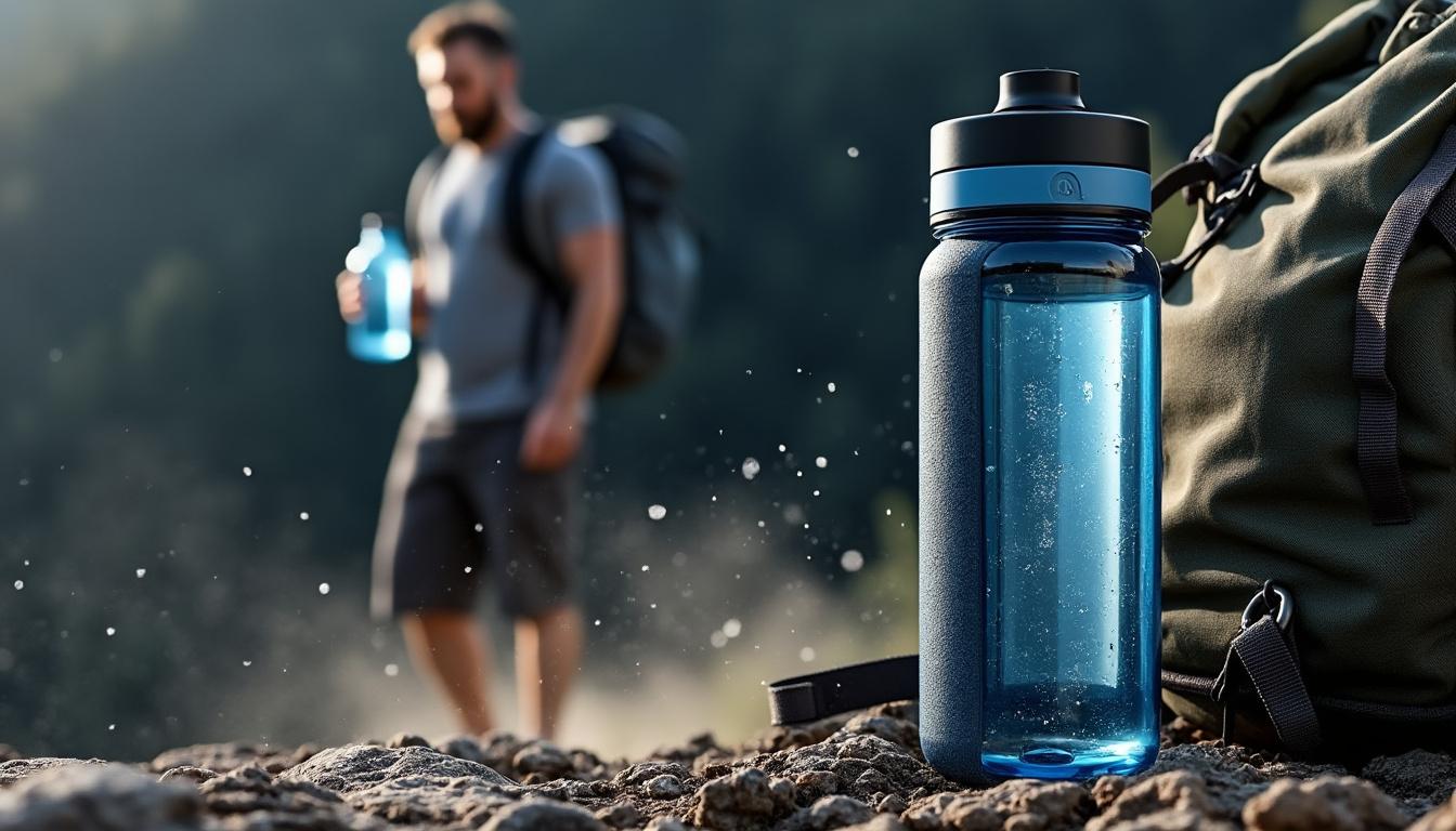 découvrez notre gourde filtrante de voyage qui vous permet de boire de l'eau partout en toute confiance. idéale pour les aventuriers et les voyageurs, elle élimine les impuretés et assure une hydratation saine où que vous soyez. emportez-la lors de vos randonnées, camping ou escapades et profitez d'une eau pure à chaque gorgée.