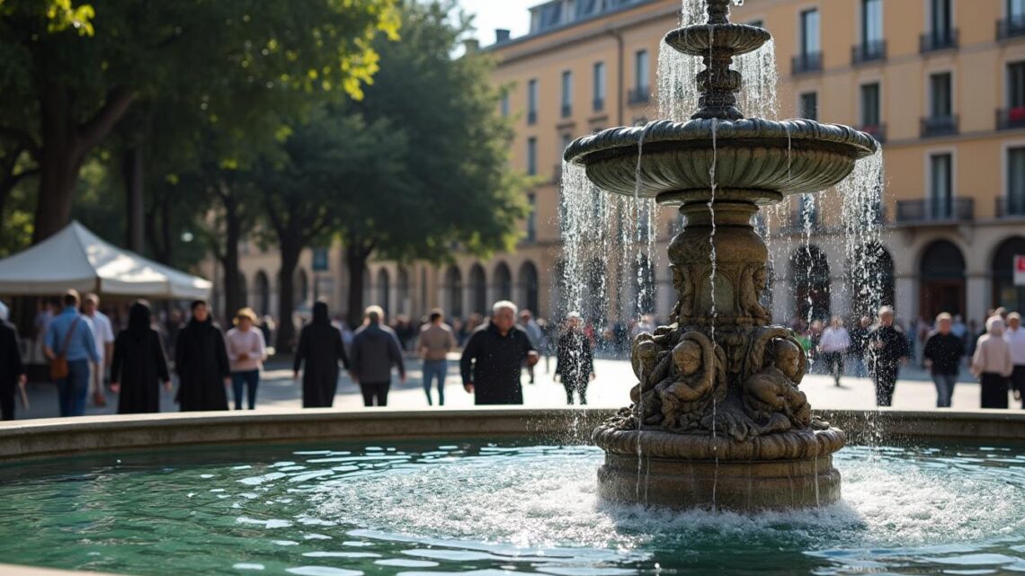 La fontaine Bartholdi place des Terreaux à Lyon, source d’inspiration artistique