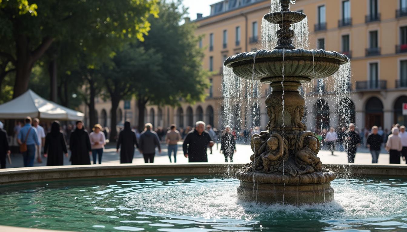 découvrez la fontaine bartholdi, emblématique place des terreaux à lyon. plongez dans son histoire fascinante et son esthétique inspirante, un véritable bijou artistique où se mêlent culture et beauté.