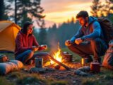 Les essentiels à emporter pour un camping pour jeunes adultes de 18-25 ans