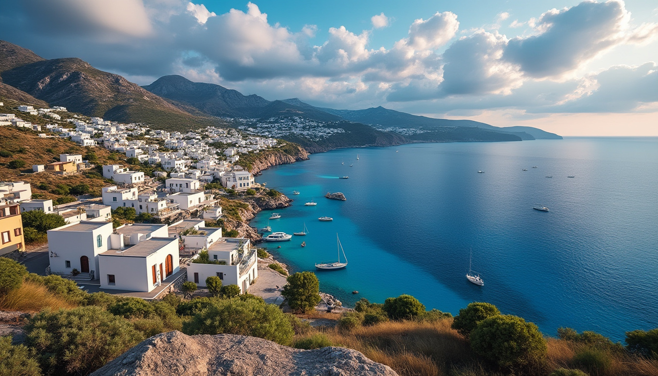 découvrez le charme authentique d'astypalaia en mer égée à travers ses villages pittoresques, entre maisons blanches, ruelles fleuries et traditions préservées. une escapade inoubliable pour les amoureux de la grèce.