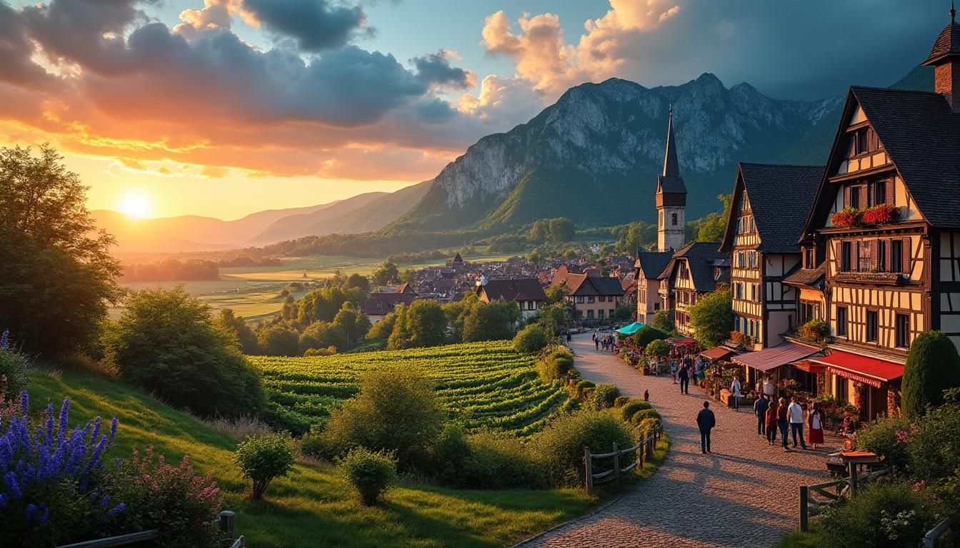 partez à la découverte de l’alsace en 1 semaine avec un circuit qui mêle patrimoine culturel, villages pittoresques et paysages naturels exceptionnels. idéal pour un voyage authentique, entre traditions et grands espaces.