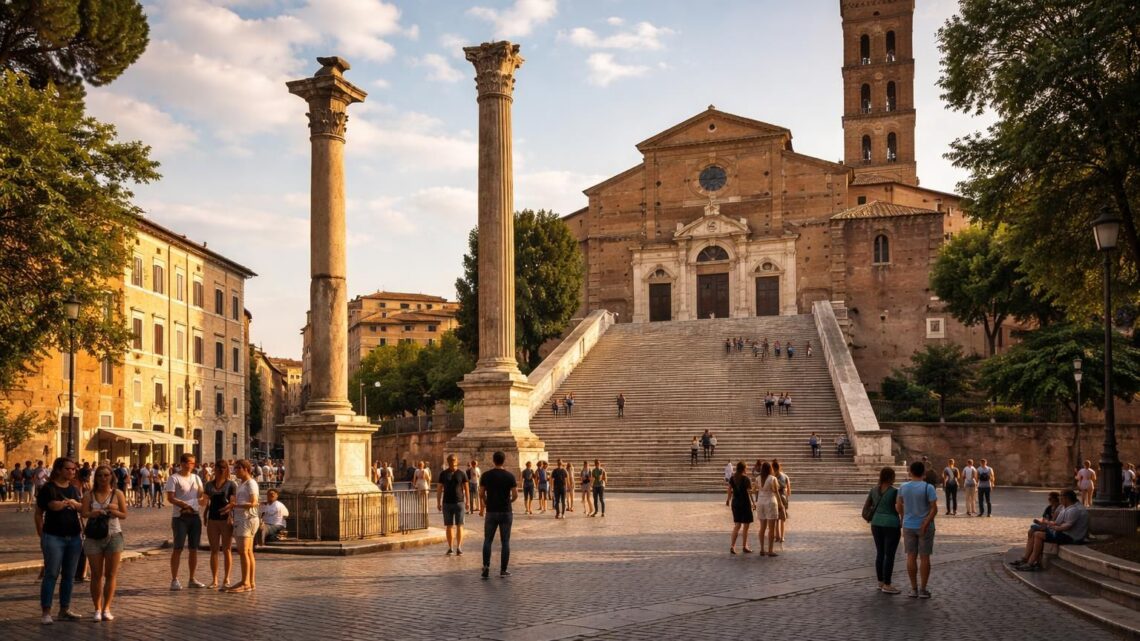 A la découverte des monuments emblématiques de la piazza aracoeli