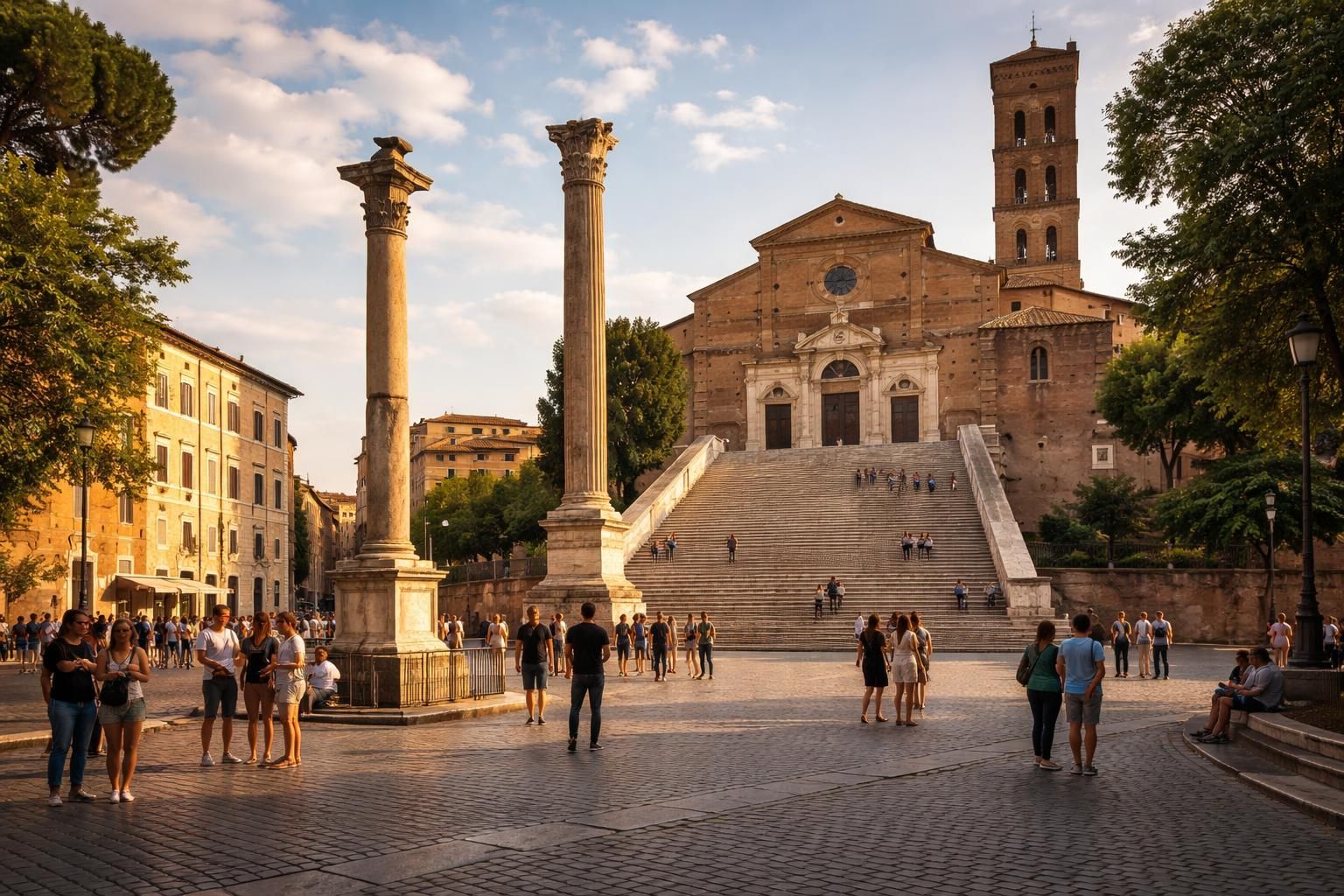 explorez les monuments emblématiques de la piazza aracoeli, un site historique incontournable au cœur de rome, riche en culture et en architecture spectaculaire.