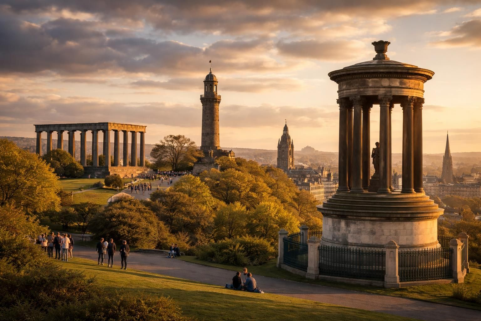 découvrez calton hill, un site emblématique où histoire et architecture se rencontrent pour un voyage intemporel au cœur d'édimbourg.