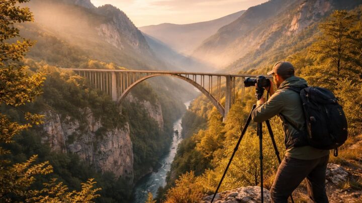Comment photographier le pont de Durđevića Tara comme un pro