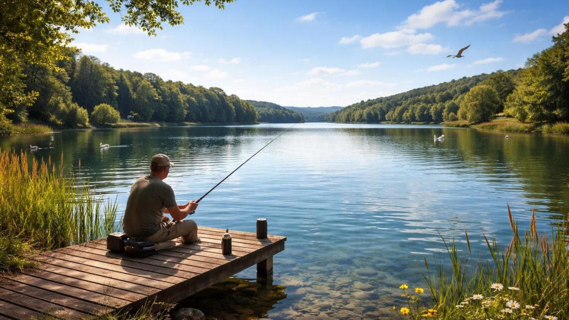 Lac de Gavers : un cadre idyllique pour les amoureux de la pêche