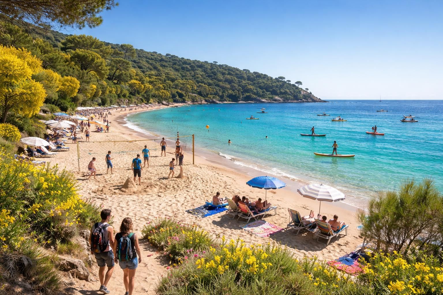 découvrez les activités incontournables à faire sur la plage de bormes les mimosas : baignade, sports nautiques, balades et détente au cœur d'un cadre naturel exceptionnel.