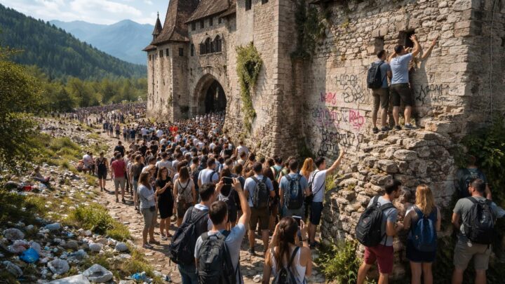 Les dangers du tourisme en Roumanie : entre surpopulation et dégradation des sites historiques