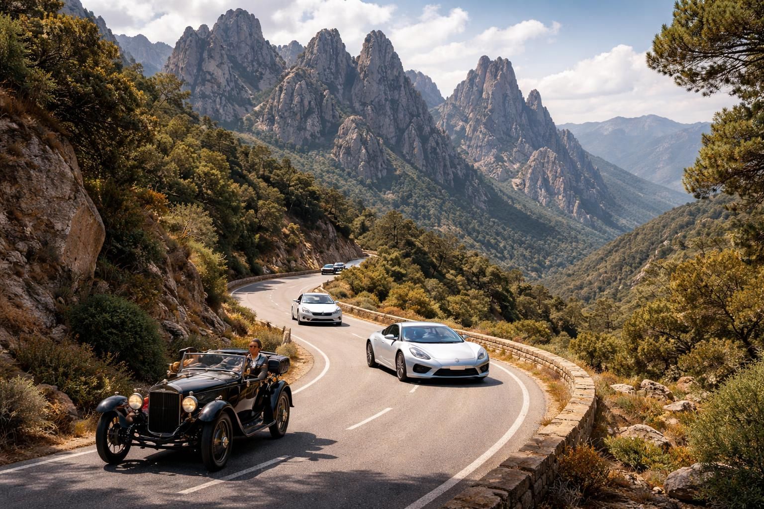 découvrez l'histoire fascinante du col de bavella en voiture à travers le temps, une aventure unique mêlant paysages spectaculaires et patrimoine riche.