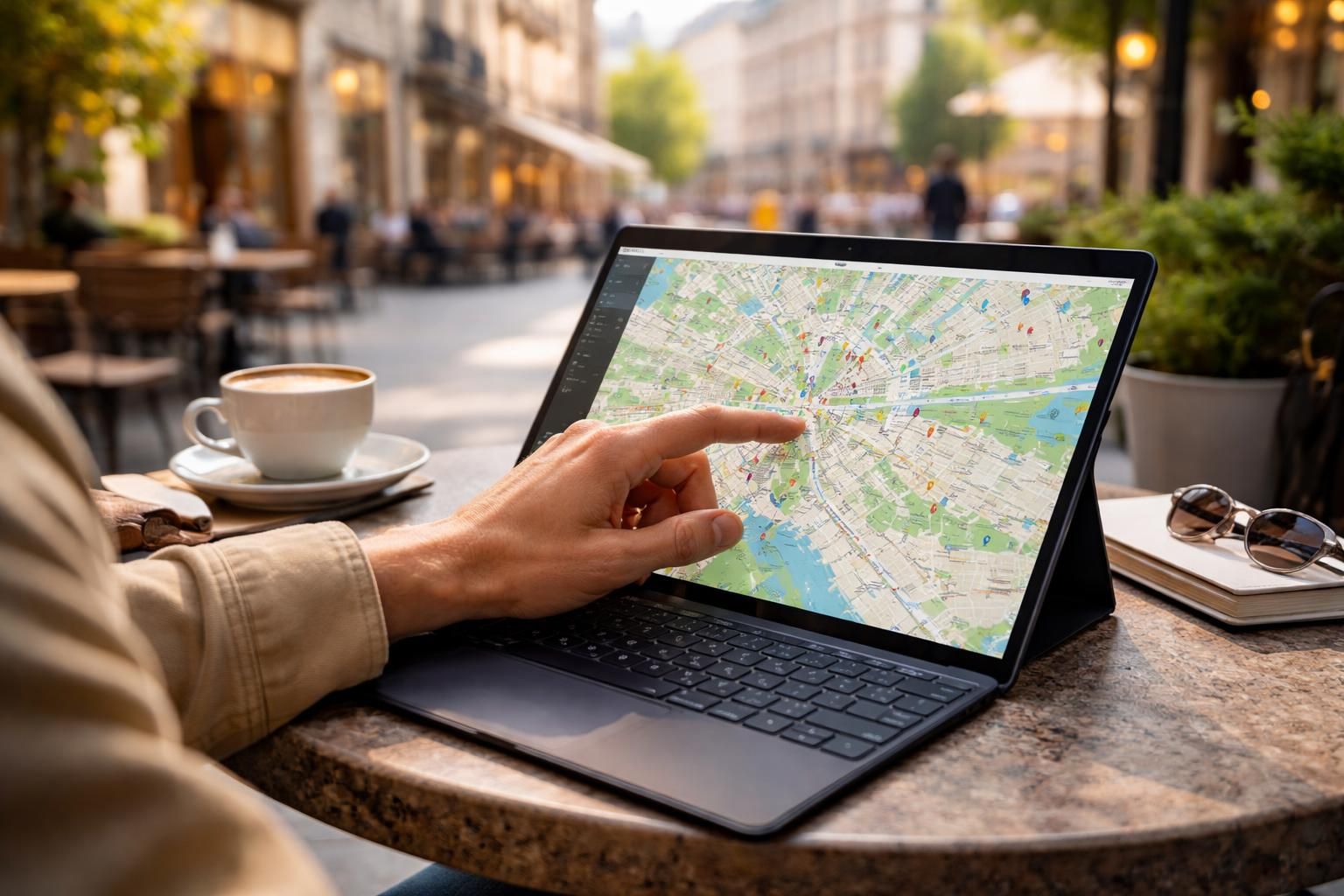 découvrez comment organiser facilement un itinéraire de city-trip sur votre tablette tactile microsoft pour un voyage touristique connecté et personnalisé.