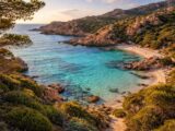explorez les paysages époustouflants de cala sarraina, un véritable joyau naturel. partez à la découverte de ses plages idylliques, ses criques sauvages et ses sentiers de randonnée enchanteurs.