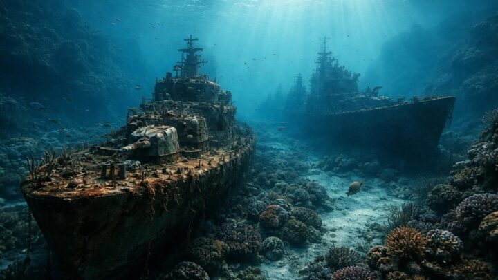 Découvrez les mystères du cimetière sous marin russe et ses épaves oubliées