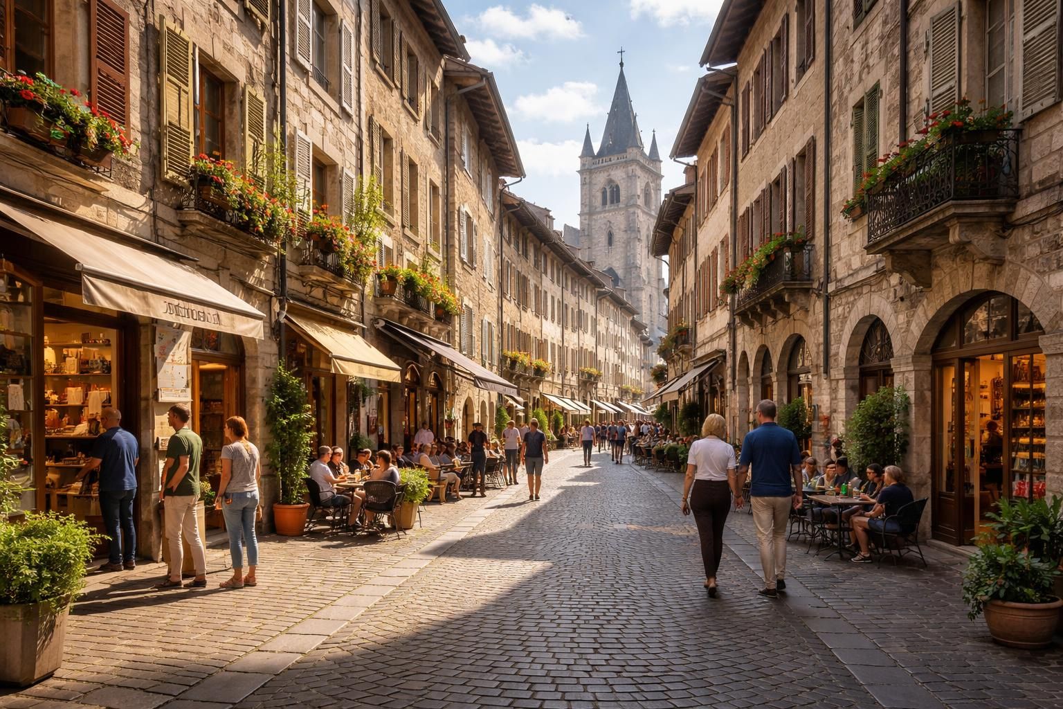 découvrez le charme authentique du vieux chambéry lors d'une promenade sensorielle au cœur de ses ruelles pittoresques et de son histoire vibrante.