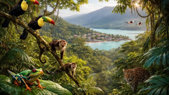 Explorer la faune incroyable de la péninsule Osa avec Puerto Jimenez à Costa Rica comme point de départ