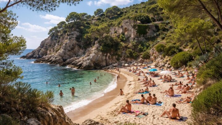 Les histoires fascinantes derrière la plage naturiste des esclamandes