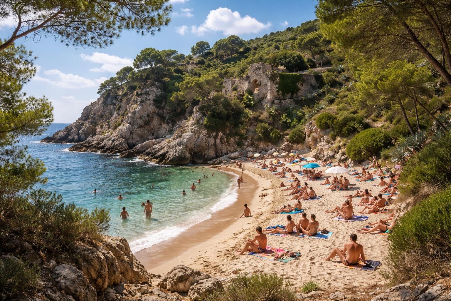 découvrez les histoires fascinantes et méconnues qui entourent la plage naturiste des esclamandes, un lieu unique alliant liberté et beauté naturelle.