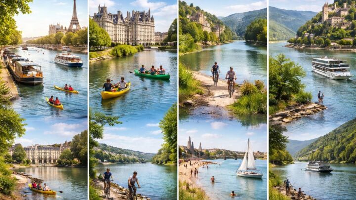 Zoom sur les 5 fleuves de France et leurs activités récréatives