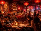 Bar rouge à Shanghai : un lieu de rencontre pour les artistes et créatifs