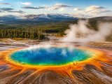 Découvrez le Grand Prismatic Spring à Yellowstone comme jamais auparavant