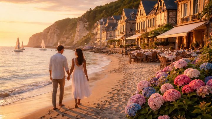 Pourquoi choisir une ville de bord de mer en Normandie pour votre escapade romantique