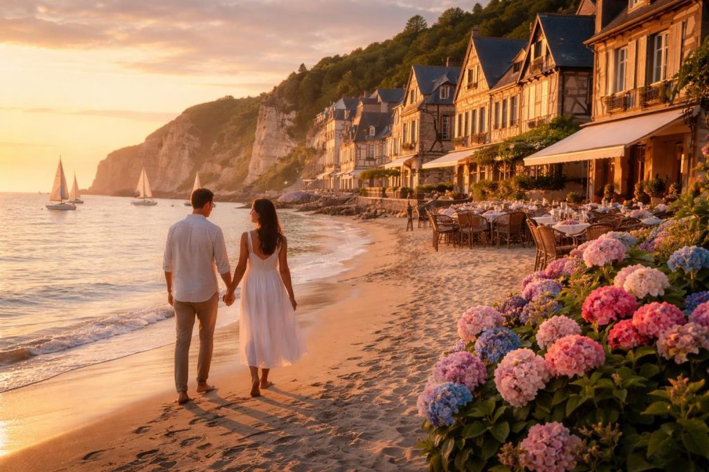 découvrez pourquoi une ville de bord de mer en normandie est l'endroit idéal pour une escapade romantique alliant beauté naturelle, ambiance paisible et charme authentique.